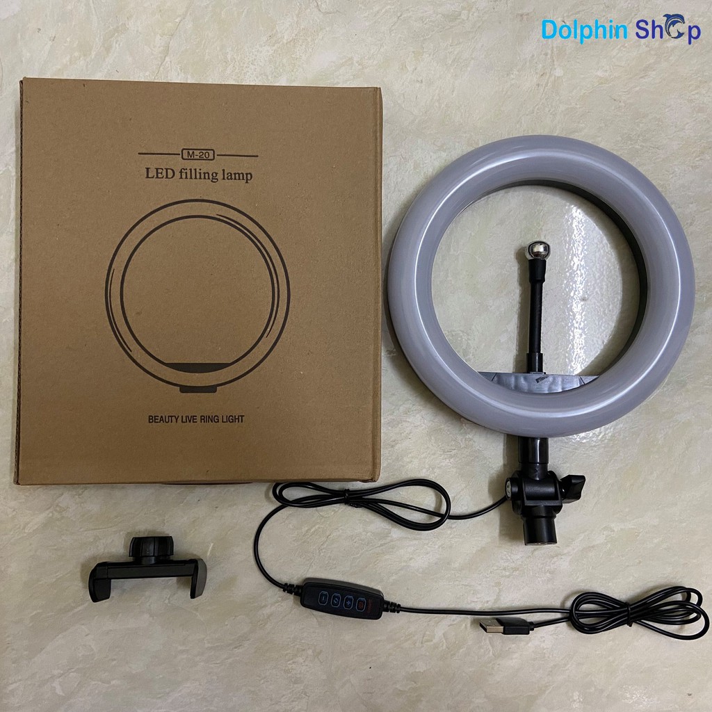 [Có Clip Size 20cm] Đèn Livestream Size 20cm Dành Cho Bán Hàng Online, Quần Áo, Makeup - Cây  live stream size 20 | BigBuy360 - bigbuy360.vn