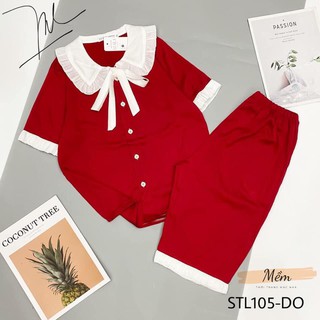 Đồ ngủ lửng bèo trơn tiểu thư