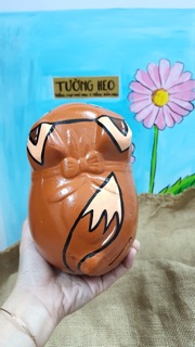Heo đất handmade - cáo chibi