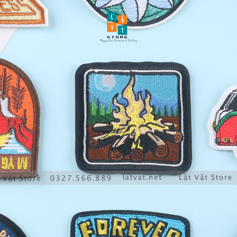 Sticker, Logo Patch Ủi Quần Áo ủi mang chủ đề cắm trại camping