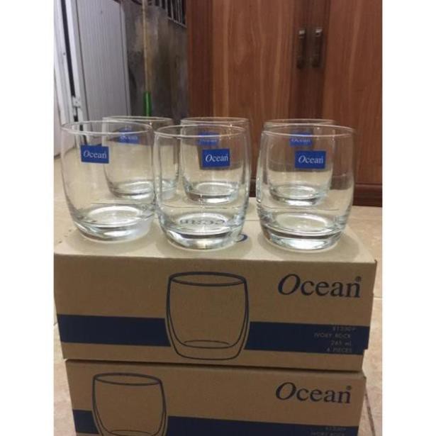 Cốc Thuỷ Tinh Ocean Thái Lan Chịu Nhiệt Nóng lạnh 265ml Cao Cấp Hàng Loại 1