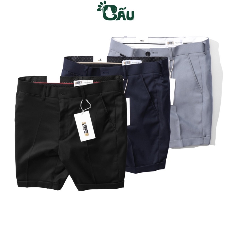 Quần short tây nam Gấu 194 vải kaki âu mềm mịn, co dãn nhẹ - form slimfit [ Có Big Size ] - SHORT