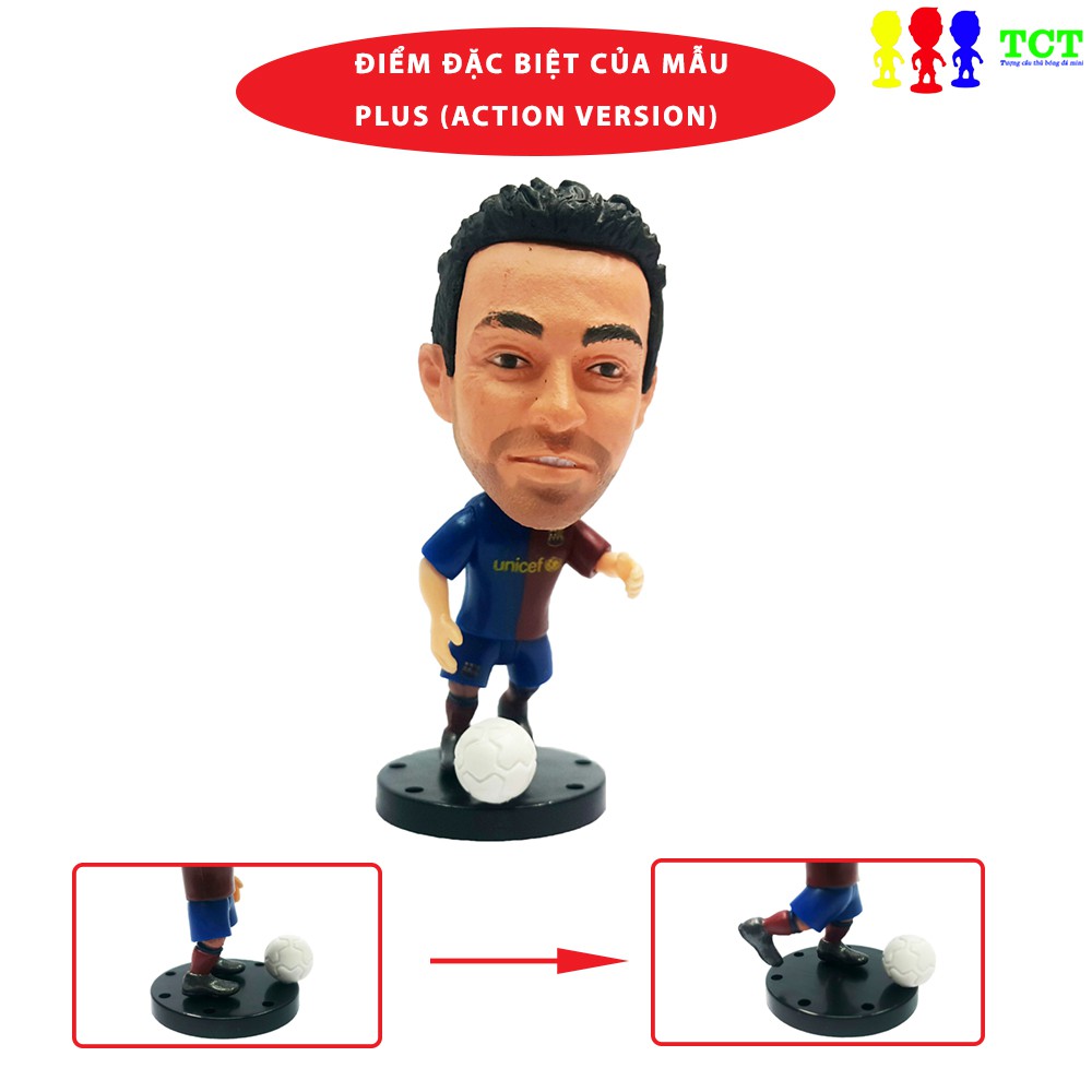 Tượng cầu thủ bóng đá Xavi Plus + Barcelona