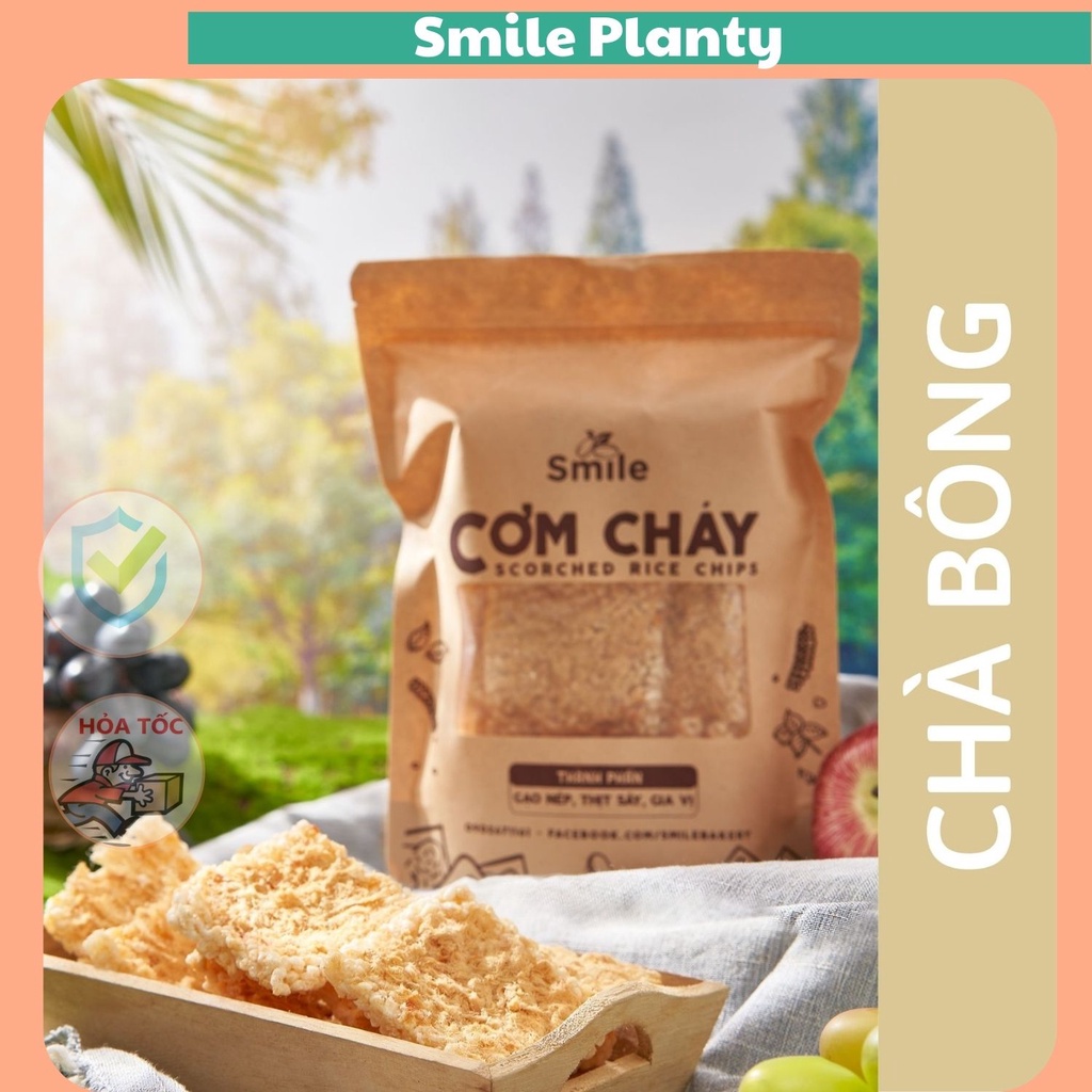 Cơm cháy chà bông 250gr, cơm cháy vệ sinh nhà làm - SmilePlanty