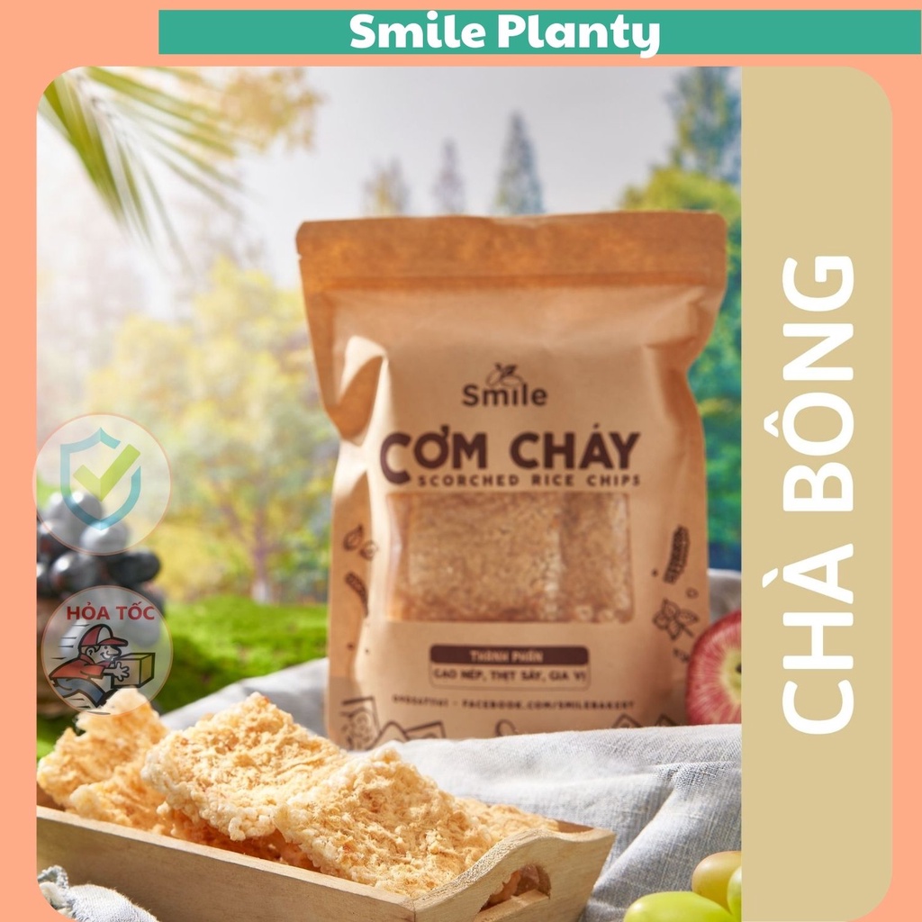 Cơm cháy chà bông 250gr, cơm cháy vệ sinh nhà làm - SmilePlanty