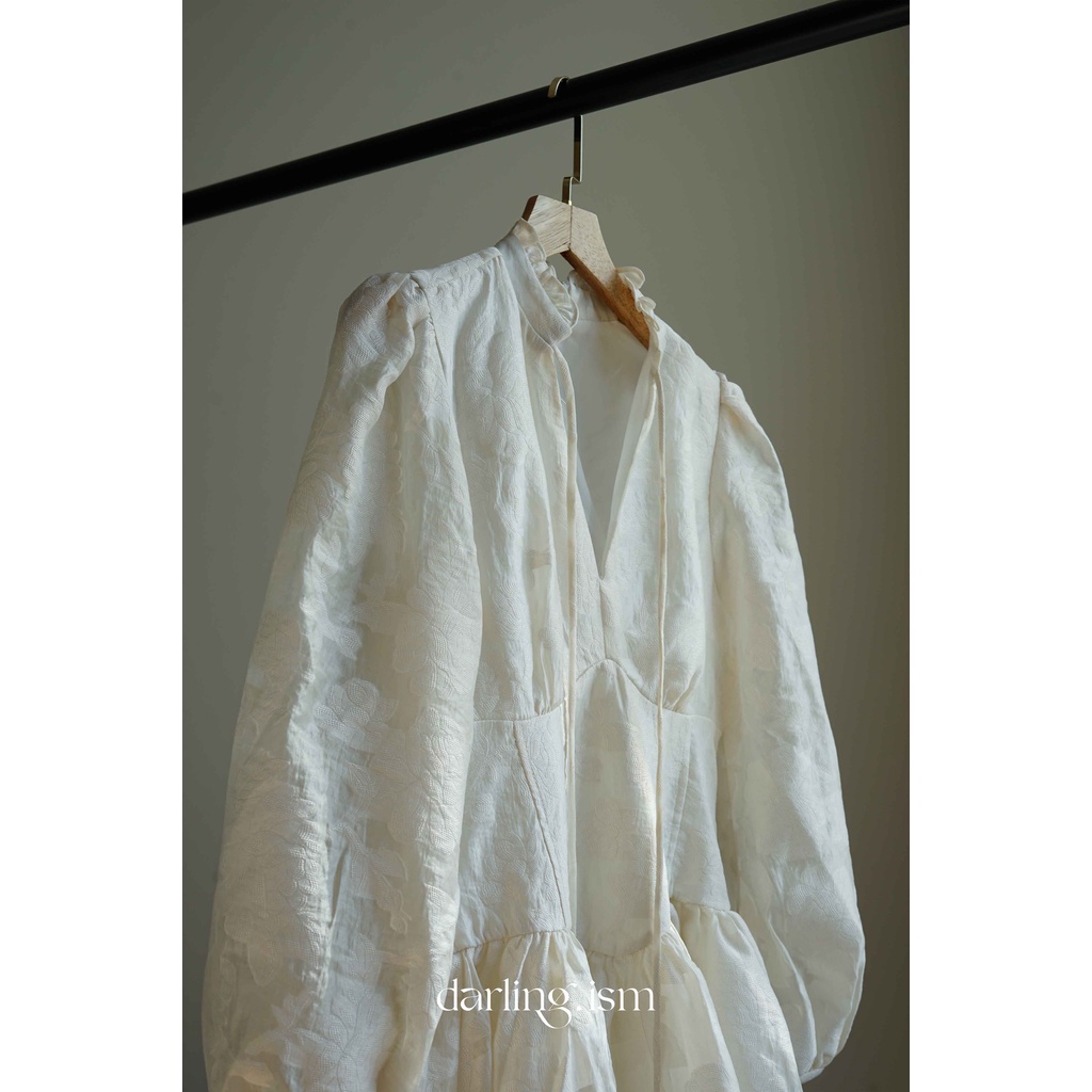 đầm xoè tay dài phồng hoạ tiết hoa la hojila dress - darling.ism | BigBuy360 - bigbuy360.vn