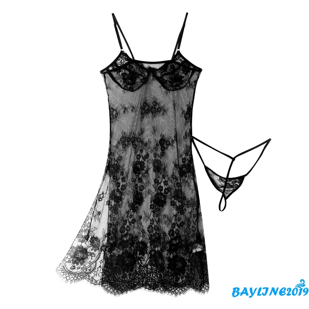 Bộ Đầm Ngủ 2 Dây Phối Ren Màu Sắc Nhã Nhặn Dành Cho Nữ