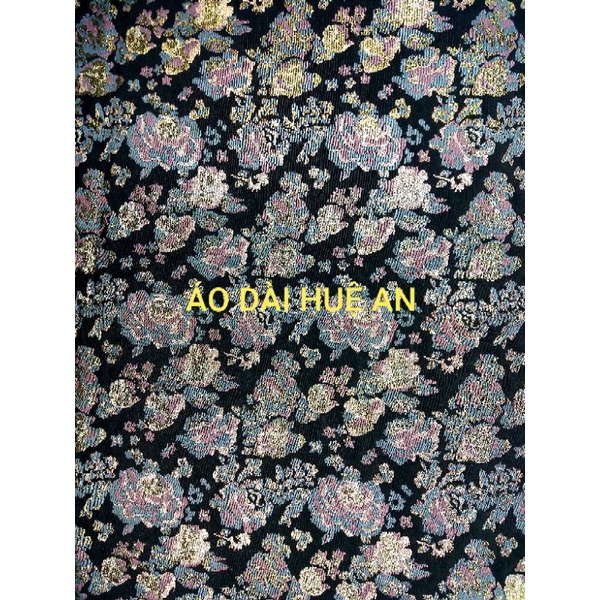 1m5 vải gấm hoa nổi cao cấp, mềm, tạo form, may áo dài cách tân, đầm váy, áo khoác,...