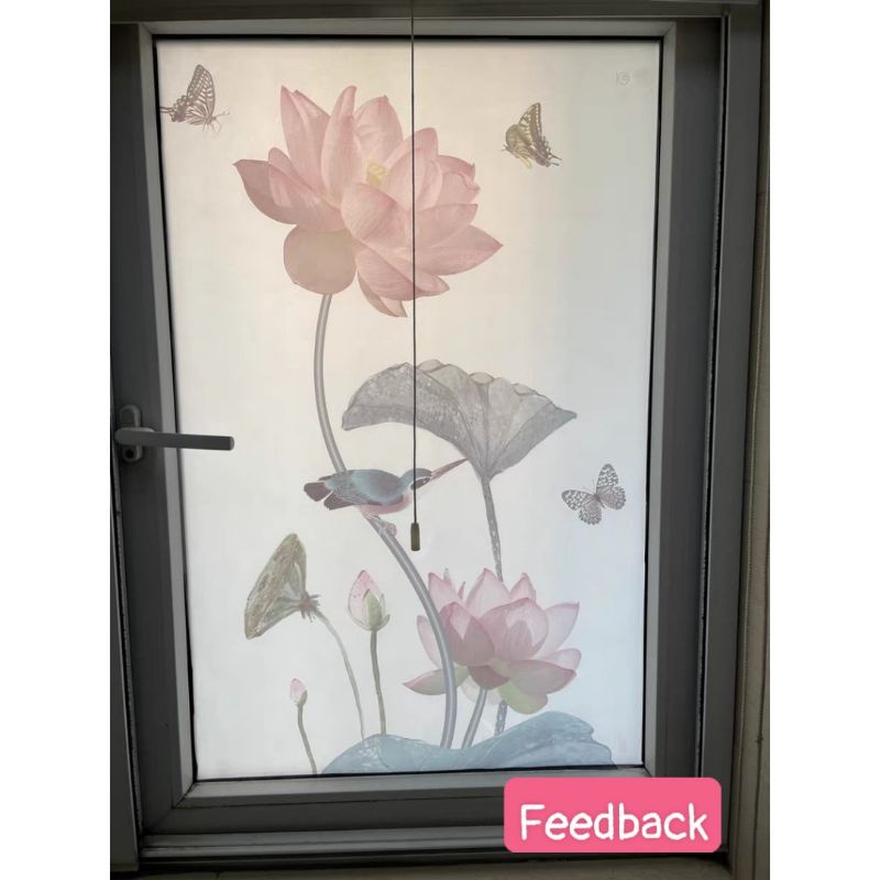 HC123 Decal dán kính cửa sổ ban công phòng ngủ chống nhìn trộm chắn ánh sáng mạnh