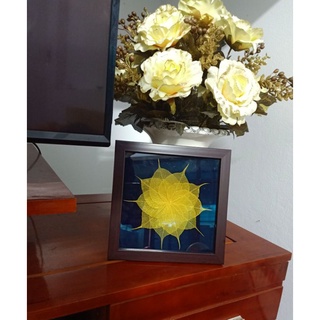 Tranh xương lá Bồ Đề tự nhiên kt 25x25