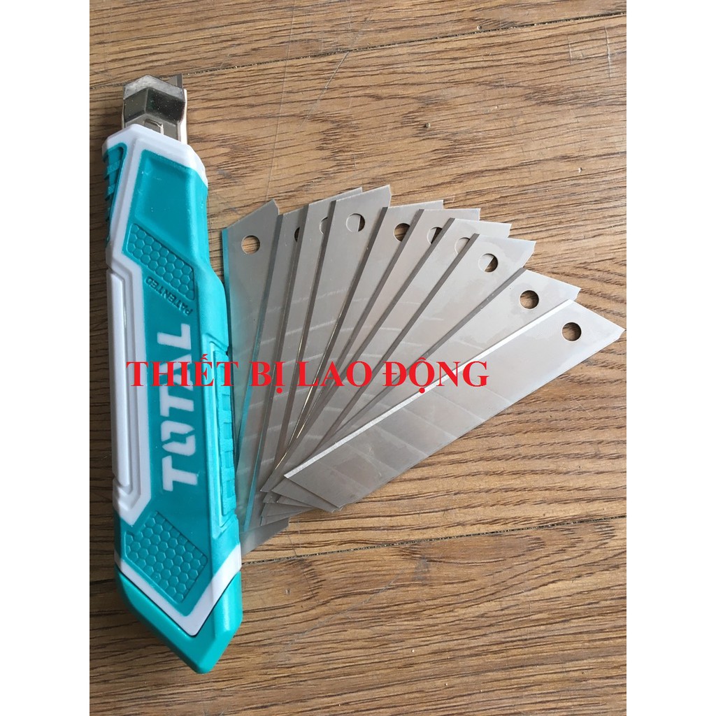 COMBO DAO RỌC GIẤY TOTAL THT511816 VÀ BỘ 10 LƯỠI DAO THT519181