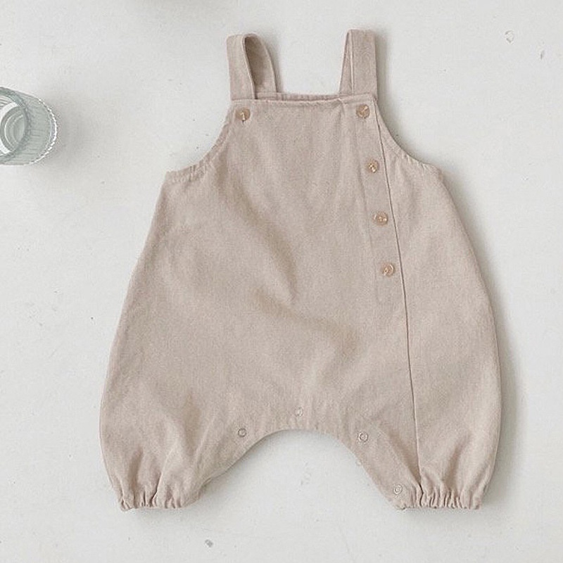 Quần Yếm Thời Trang Xuân Thu Phong Cách Hàn Quốc Dễ Thương Cho Bé