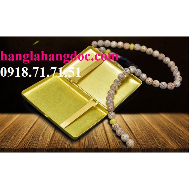 Hộp đựng thuốc lá Kuboy KC10-01 bằng đồng cổ điển