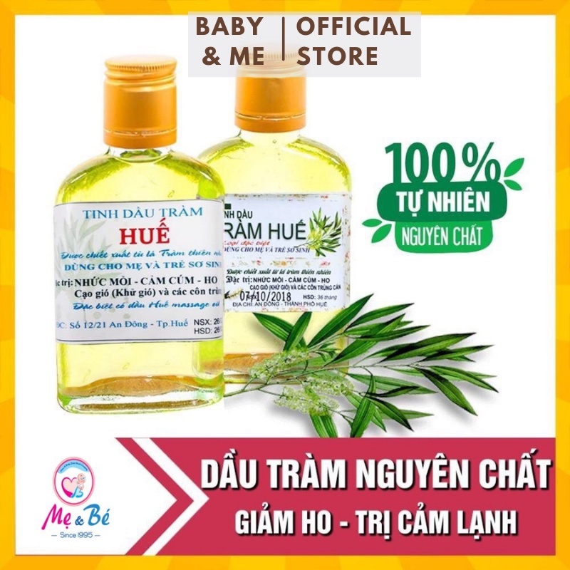 Tinh dầu tràm Huế nguyên chất lọ tròn 100 ml hàng loại 1