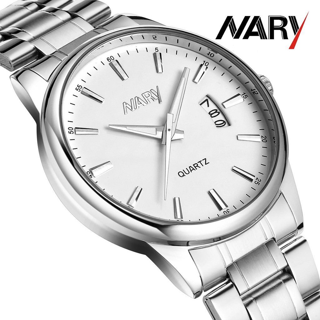 Đồng hồ nam Nary chính hãng chống xước, chống nước, chống va đập