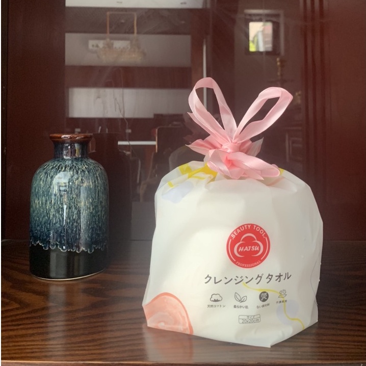 CUỘN 40 KHĂN GIẤY KHÔ HATSU CHẤT LIỆU COTTON CAO CẤP