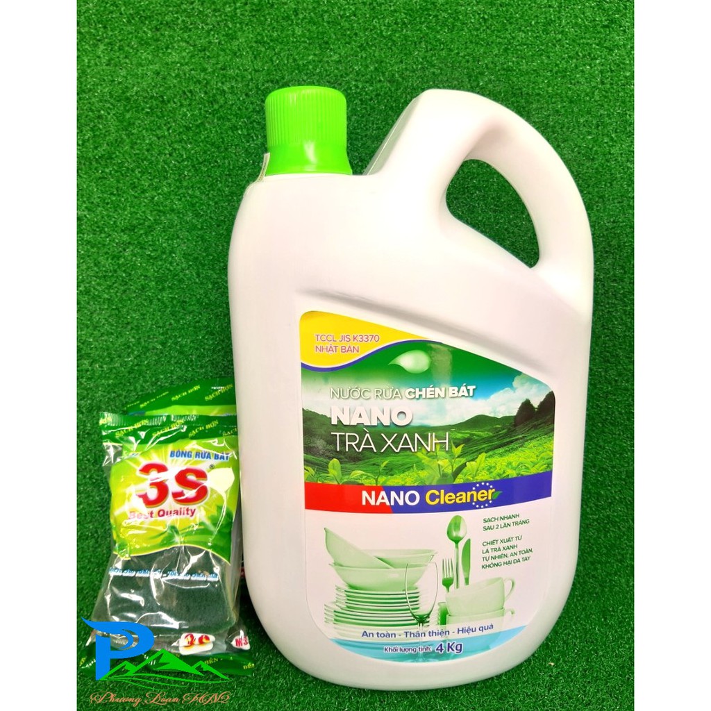 Nước rửa chén Nano tinh chất trà xanh