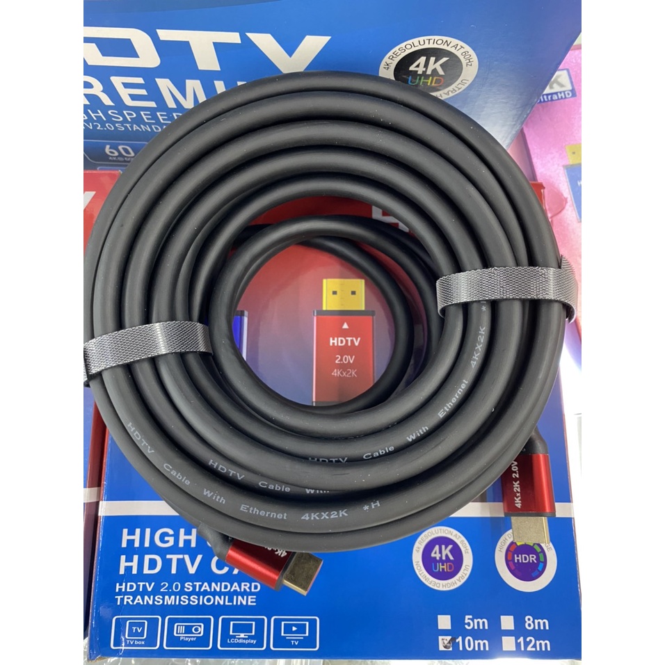 Cáp HDMI 10M 15M 20M HDTV lõi đồng 2k 4k
