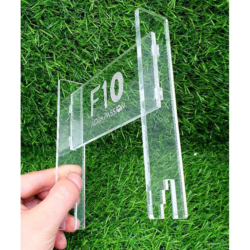 Chân gác đèn mica - Chân gác đèn thủy sinh - gác đèn bể cá - Loại thẳng 2 tầng có gắn Logo hãng