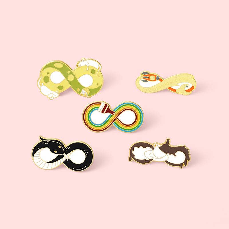 Huy hiệu cài áo kim loại QIHE JEWELRY hình chữ thập nghệ thuật sáng tạo
