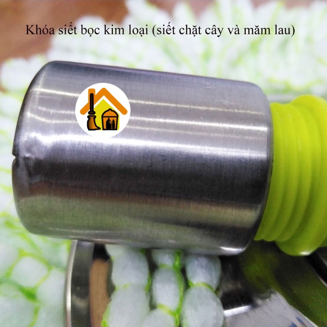 Cây lau nhà, chổi lau nhà thay thế thông minh 360 độ dùng cho bộ lau nhà TINZ|Mã Full inox