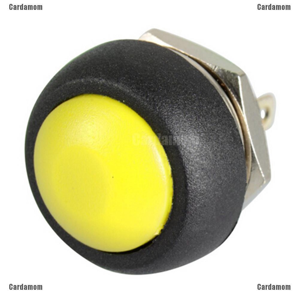 New Colourful 12mm Waterproof momentary ON/OFF Push button Mini Round Switch