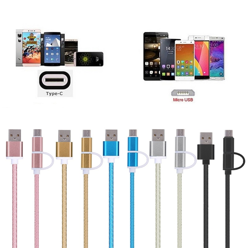 Cáp ChuyểN ĐổI 2 Trong 1 USB 2.0 Sang USB 3.1, DàI 1M Cho Nhà / Văn PhòNg