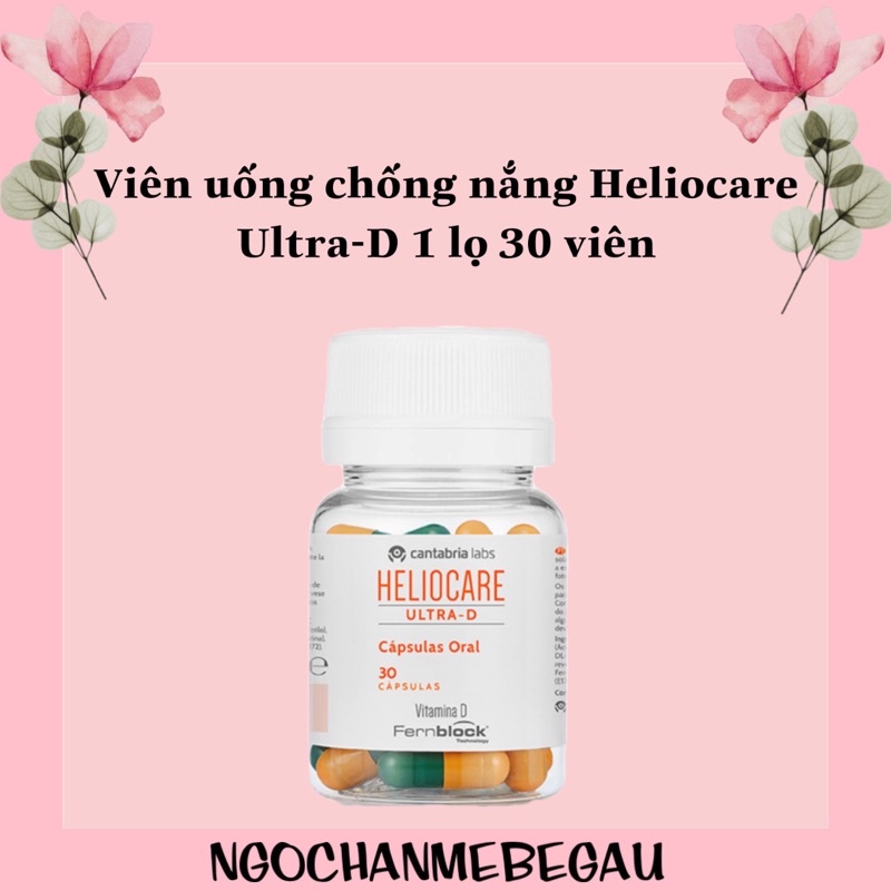 Viên uống chống nắng Heliocare Ultra-D 1 lọ 30 viên