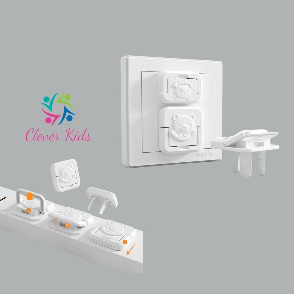 Nút bịt ổ điện chống giật chống cháy an toàn cho bé
