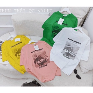 áo thun thái form rộng chụp thật < 70ki ( ko đẹp hoàn tiền )