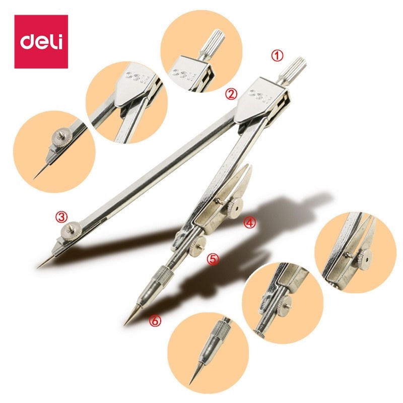 Bộ Compa Kim Loại Chuyên Dụng Cho Học Sinh