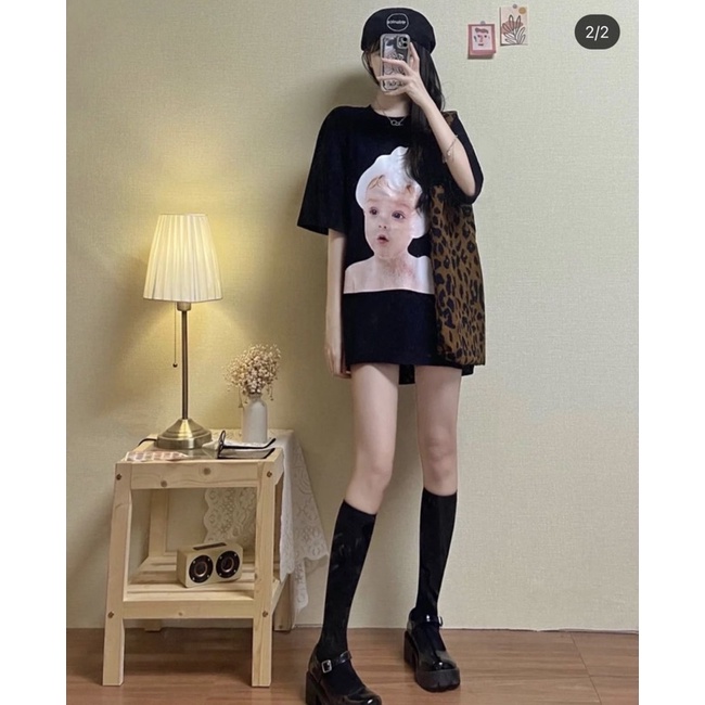 Áo thun tay lỡ ADLV bé xà bông Hogoto shop , Áo thun unisex nam nữ form rộng oversize chất liệu Cotton | BigBuy360 - bigbuy360.vn