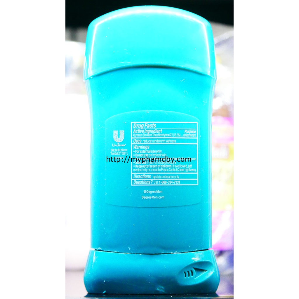 Lăn khử mùi nam Degree Cool Rush 76 g - 2.7 oz | BigBuy360 - bigbuy360.vn