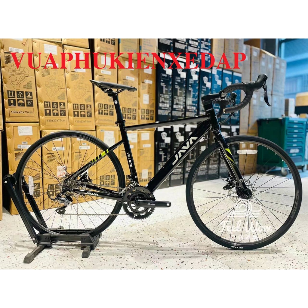 Xe đạp đua Java Veloce-Thương hiệu Ý Khung hợp kim nhôm 2x9 18 Tốc độ