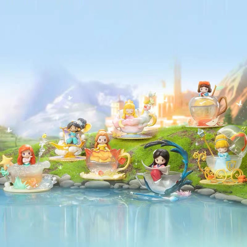 52 Đồ trang trí Búp Bê Công Chúa Disney Teacup Em Bé Có Hộp Giấu Cinderella Dùng Làm Quà Tặng Trang Trí