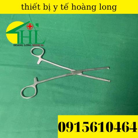 Panh Y Tế, Panh Thẳng Có Mấu 20cm - Hàng Pakistan