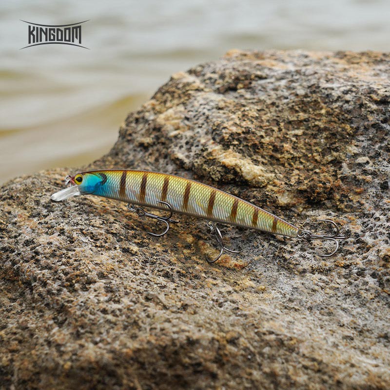 Mồi Câu Cá Giả Minnow Kingdom Cứng Dạng Nổi 130mm 20g Độ Sâu 0.8-1.5m