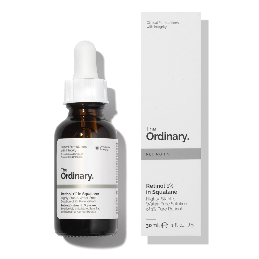 [CANADA- Full Bill] The Ordinary Retinol 1% In Squalane - Tinh Chất ngăn ngừa lão hóa, giảm mụn The Ordianry 30ml