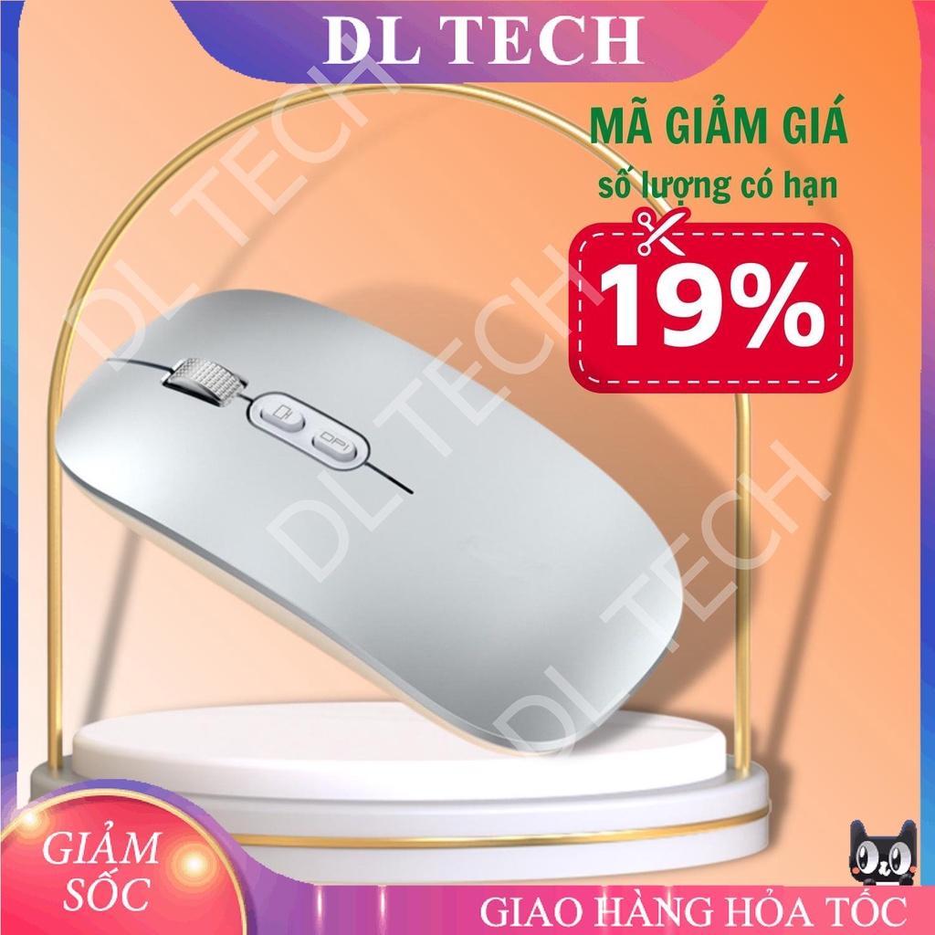 Chuột Bluetooth ko dây kiêm Wireless 2 chế độ M103,sạc lại cho máy tính laptop laptop táo tablet tablet táo DL TECH