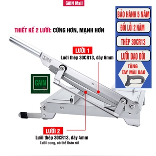  Máy thái thịt dao chặt gà thái thịt đông lạnh dao chặt đa năng KD0288 đổi lỗi 3 Năm BH 5 năm thép 30CR13 