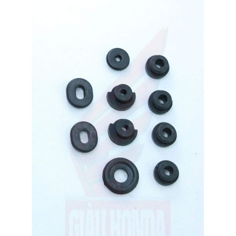 Bộ 16 cao su lắp ghi đông, dàn áo xe DREAM zin honda