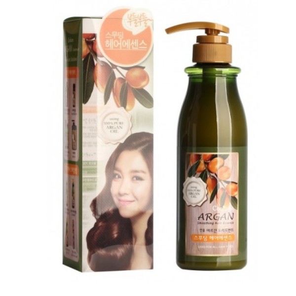 Tinh chất dưỡng tóc argan tạo kiểu tóc mềm Confume smoothing hair essence 500ml