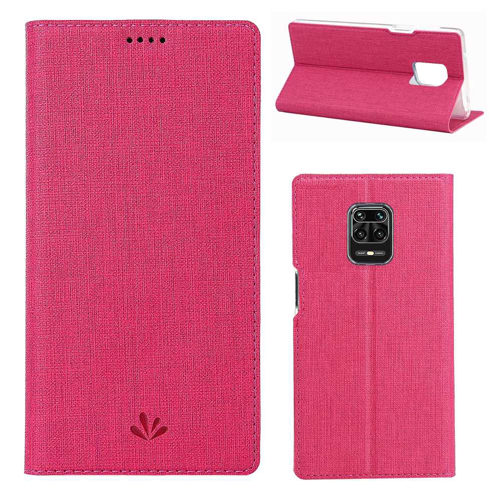 Vili Luxury PU Leather Casing Xiaomi Poco M2 Pro Magnetic Flip Cover Fashion Simple Case Card Holder