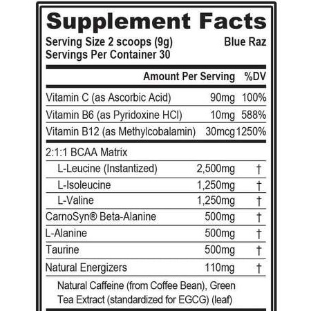 Evl Bcaa Hỗ Trợ Phục Hồi Cơ Bắp EVL Bcaa Energy (30 Lần Dùng) - Từ Mỹ