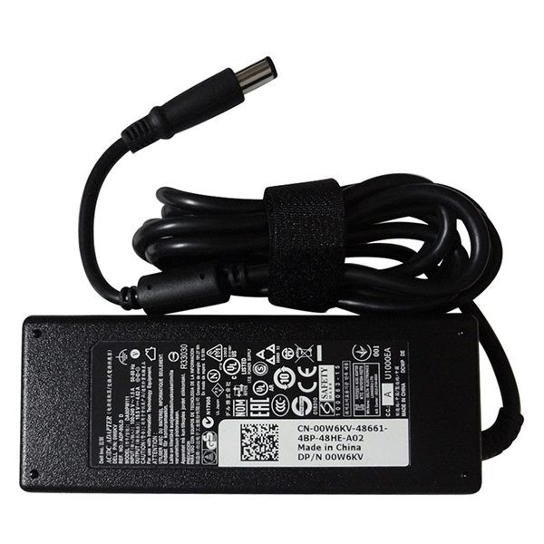 Sạc Laptop DELL Inspiron N5050 2420 3420 N4050 19.5V - 4.62A  Chân Kim To kích thước 7.4mm x 5.0mm - Nhập Khẩu