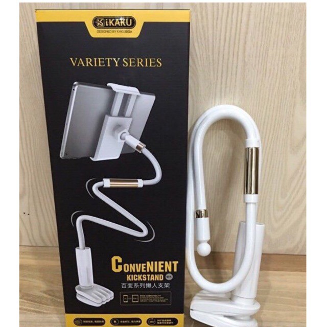 Kẹp iKaKu dành cho điện thoại ipad cao cấp đa năng dùng cho ipad và điện thoại 360 độ chắc bền không gãy