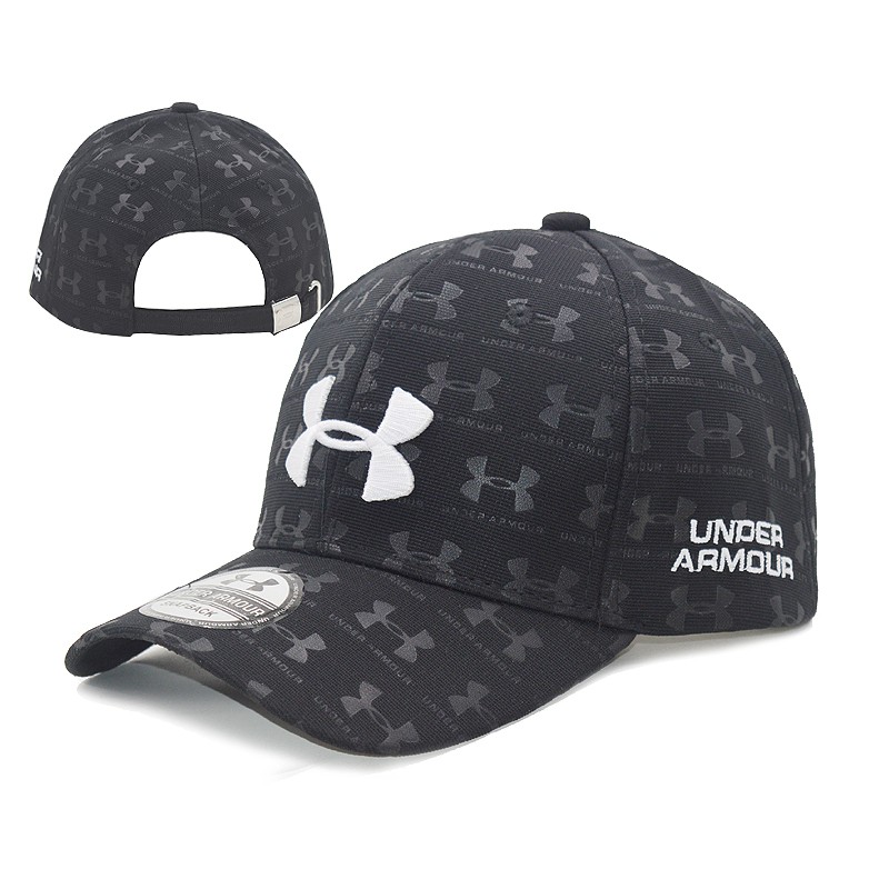 UNDER ARMOUR Mũ Lưỡi Trai Thêu Logo Under Armor Phong Cách Hàn Quốc