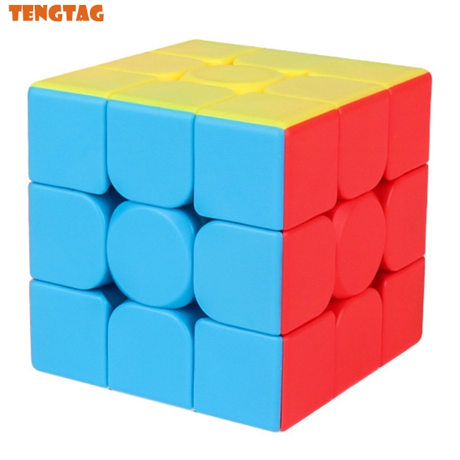 Khối Rubik Giải Đố 3*3*3 Tăng Cường Trí Tuệ Thú Vị Chất Lượng Cao