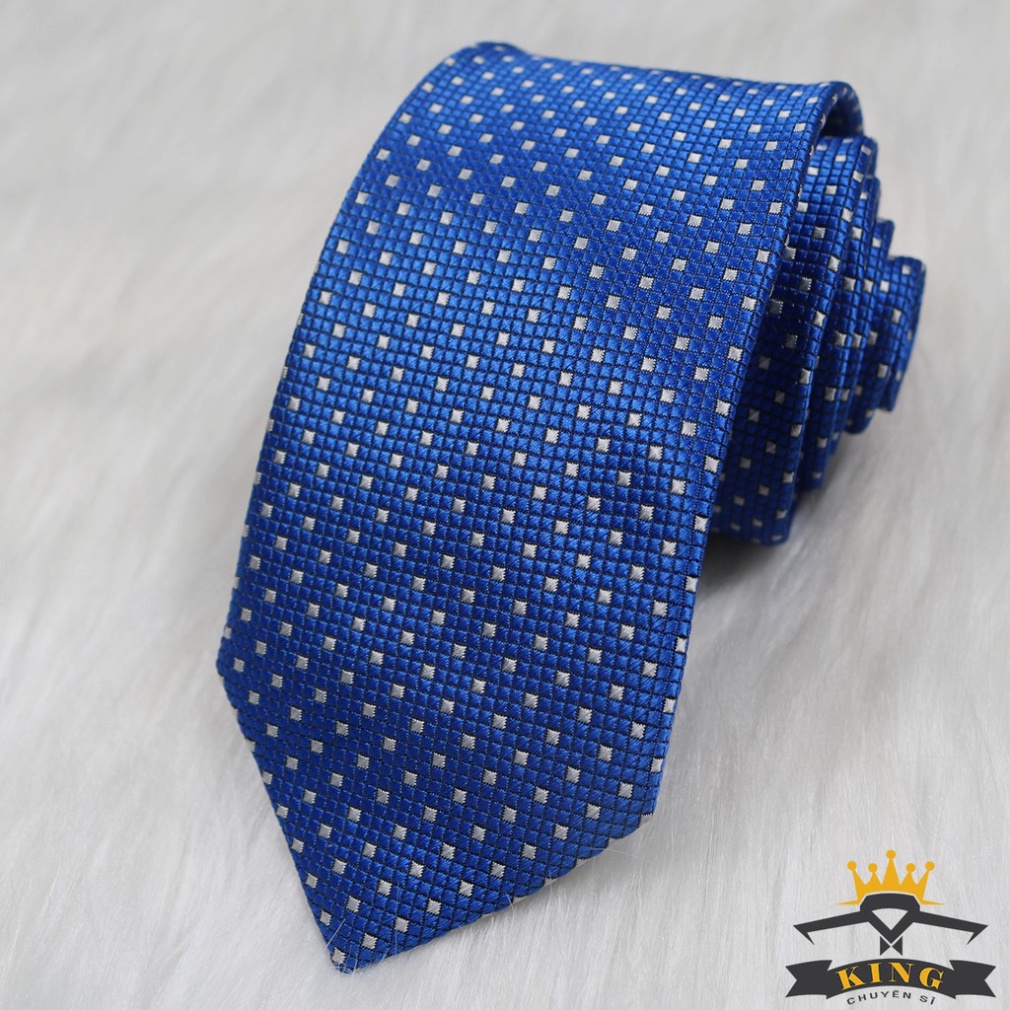 Cà vạt nam KING caravat nam chấm bi công sở cao cấp giá rẻ C052