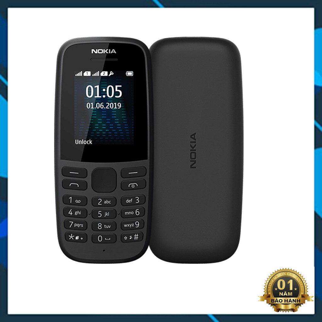 Điện Thoại Nokia 105 Dual Sim (2019) - Hàng Chính Hãng